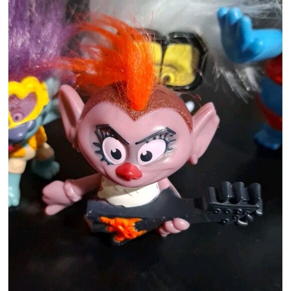 McDonalds Trolls World Tour Happy Meal Toys Lot Of 5 Figures 2020 - Picture 4 of 8